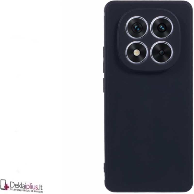 Guminis ploniausias dėklas - juodas (Xiaomi Redmi Note 15 Pro 4G) Guminis ploniausias dėklas - juodas (Xiaomi Redmi Note 15 Pro 4G)